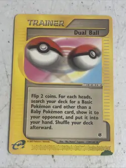 Pokemon Expedition 139/165 Dual Ball Card - Image 1