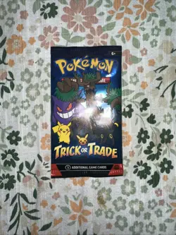 Trick Or Trade BOOster Pack Halloween 2024 Trick Or Treat Pokemon 3 Cards Sealed - Image 1