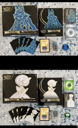 *NO PACKS/CARDS* BOTH Pokemon Center Mega Evolution ETBs - Boxes w/ Accessories - Image 3