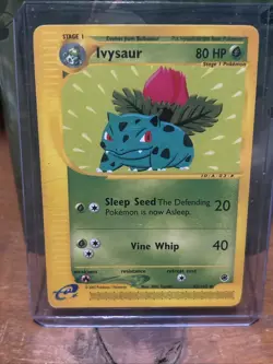 Pokemon TCG Ivysaur Expedition e-card series 82/165 uncommon 2002 - Image 1