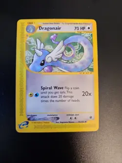 2002 Dragonair 75/165 - Expedition Base Set - Uncommon LP/MP Pokemon Card - Image 3