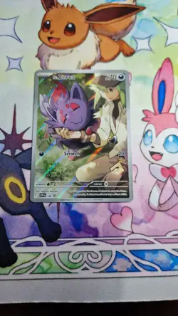 Journey Together N's Zorua Black Star Promo Card 189 Pokemon TCG - Image 1