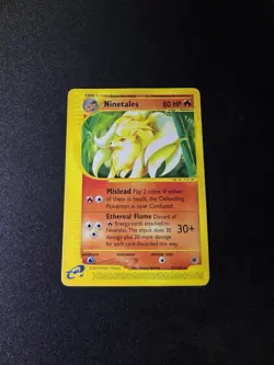 Ninetales 57/165 Expedition 2002 Pokemon Card Rare LP - NM - Image 1