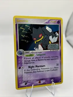 Banette 1/100 Ex Crystal Guardians Rare Reverse Holo Stamped Pokemon Card MP - Image 3