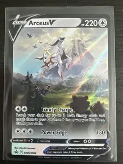 Arceus V SWSH204 SWSH: Sword & Shield Promo Cards Holo NM Pokemon TCG - Image 1