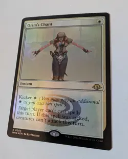 MTG Orim's Chant x1 FOIL NM English - Modern Horizons 3 - MH3 #265 - Image 1