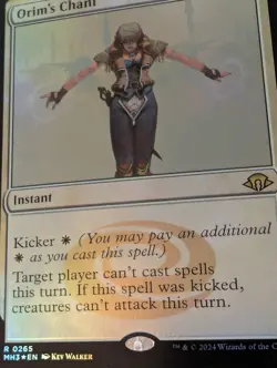 MTG Orim's Chant x1 FOIL NM English - Modern Horizons 3 - MH3 #265 - Image 3
