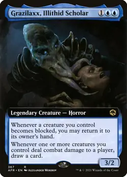 MTG Grazilaxx, Illithid Scholar (367/518) Adventures in the Forgotten Realms LP - Image 1