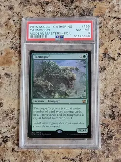 Tarmogoyf Modern Masters MtG PSA 8 2015 FOIL 165/249 - Image 2