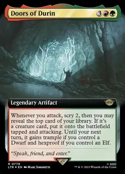 Doors of Durin - The Lord Of The Rings: Tales Of Extended Art Foil MTG-NM - Image 1