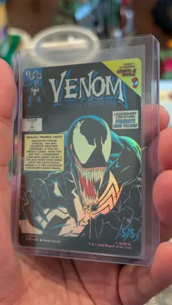 WOTC Marvel's Spider-Man Eddie Brock (0233) (Borderless) (MR) (Foil) NM - Image 4