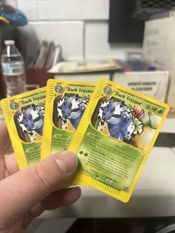 #6 Dark Ivysaur Promo Best Of Game WOTC Vintage Pokemon NM LOT OF 3X - Image 1