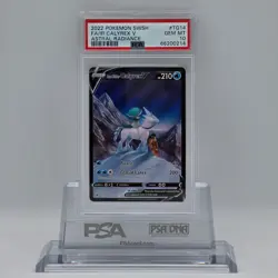 2022 Pokemon SWSH Astral Radiance #TG14 FA/IR Calyrex V PSA 10 GEM MT - Image 1