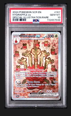 Pokemon TCG PSA 10 Hydrapple EX 167/142 Stellar Crown Special Illustration Rare - Image 1