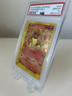 2002 Pokemon McDonald’s Japanese Holo Charmander with a Fart Swirl PSA 10 - Image 4