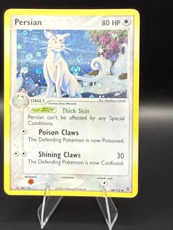 Persian - 44/112 - Pokemon Ex FireRed LeafGreen Reverse Holo NM - Image 1