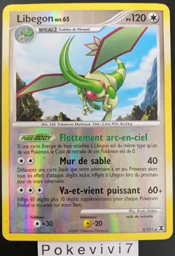 Carte Pokemon LIBEGON 5/111 HOLO REVERSE Platine Rivaux Emergeants FR OCCASION - Image 1