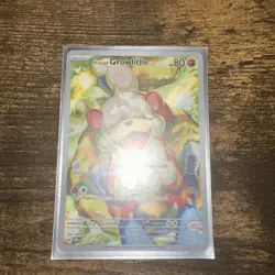 Pokemon TCG Hisuian Growlithe 181/167 Twilight Masquerade Illustration Rare Holo - Image 1