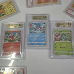 Pokemon Go BGS 9.5 Lot: Squirtle, Charmander & Bulbasaur 287/S-P 289/s-p 290/s-p - Image 1