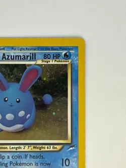 Pokemon - Light Azumarill 13/105 Holo Rare - Neo Destiny - Image 3