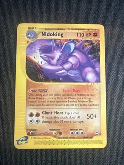 Pokemon Nidoking 24/147 Aquapolis NM 1999 WOTC Vintage - Non-Holo - Image 1