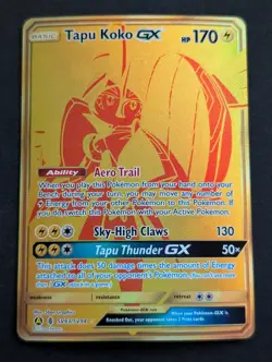 Tapu Koko GX SV93/SV94 Hidden Fates: Shiny Vault Holo Pokemon TCG NM - Image 1