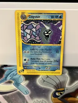 Pokemon TCG Cloyster Expedition 42/165 Regular Rare LP - Image 2