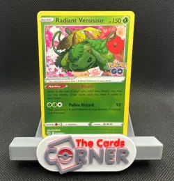 Radiant Venusaur 004/078 Pokemon GO NM - Image 1
