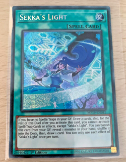 Yu-Gi-Oh! Card Sekka's Light MP19-EN041 Rare 1st Edition - Image 1