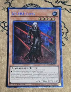 Yugioh K9 - 00 Lupis JUSH-EN034 1st Edition Collector's Rare NM - Image 1