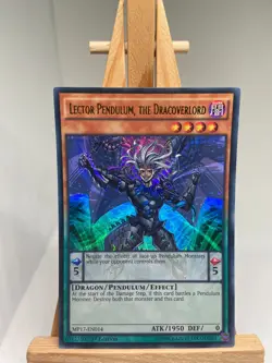 Lector Pendulum, The Dracoverlord - Ultra Rare 1st Edition MP17-EN014 NM YuGiOh - Image 1