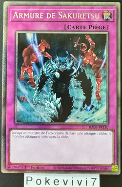 Carte YU-GI-OH! ARMURE DE SAKURETSU RA03-FR130 PSR NEUF - Image 1