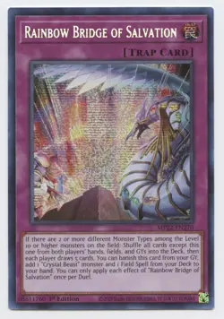 Rainbow Bridge of Salvation Yu-Gi-Oh! MP22-EN270 1st Secret Rare - Image 1