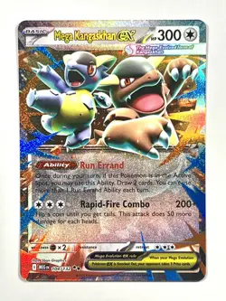 Mega Kangaskhan ex 104/132 Pokemon TCG Mega Evolutions Double Rare Pokemon Card - Image 1