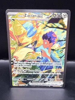 Pokemon TCG Hop's Zacian EX Holo Card 186/159 Sv09: Pokemon Journey Together NM - Image 2