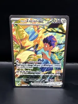Pokemon TCG Hop's Zacian EX Holo Card 186/159 Sv09: Pokemon Journey Together NM - Image 4