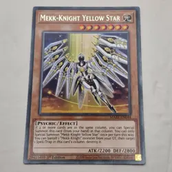 Yu-Gi-Oh! Maze of Memories Mekk-Knight Yellow Star MAZE-EN044 Light Card 1st (3) - Image 2