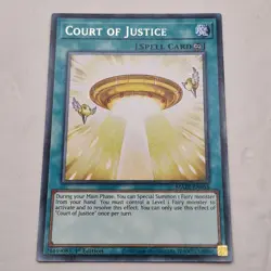 Yu-Gi-Oh! Maze of Memories Court Of Justice MAZE-EN058 Spell Card 1st Edition -3 - Image 2