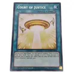 Yu-Gi-Oh! Maze of Memories Court Of Justice MAZE-EN058 Spell Card 1st Edition -5 - Image 1