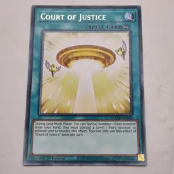 Yu-Gi-Oh! Maze of Memories Court Of Justice MAZE-EN058 Spell Card 1st Edition -5 - Image 2