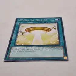 Yu-Gi-Oh! Maze of Memories Court Of Justice MAZE-EN058 Spell Card 1st Edition -5 - Image 3