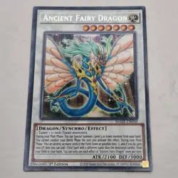 Yu-Gi-Oh! Maze of Memories Ancient Fairy Dragon MAZE-EN050 Light Card 1st (6) - Image 2