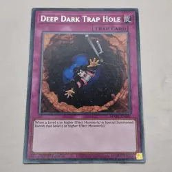 Yu-Gi-Oh! Maze of Memories Deep Dark Trap Hole MAZE-EN067 Trap Card 1st (3) - Image 2
