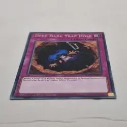 Yu-Gi-Oh! Maze of Memories Deep Dark Trap Hole MAZE-EN067 Trap Card 1st (3) - Image 3
