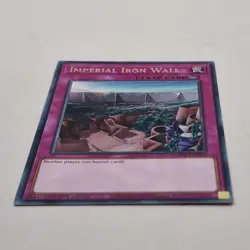 Yu-Gi-Oh! Maze of Memories Imperial Iron Wall MAZE-EN065 Trap Card 1st Edition 2 - Image 3