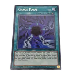 Yu-Gi-Oh! Maze of Memories Chaos Form MAZE-EN061 Spell Card 1st Edition 2023 (4) - Image 1