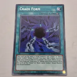 Yu-Gi-Oh! Maze of Memories Chaos Form MAZE-EN061 Spell Card 1st Edition 2023 (2) - Image 2