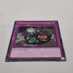 Yu-Gi-Oh! Maze of Memories Treacherous Trap Hole MAZE-EN066 Trap Card 1st (2) - Image 3