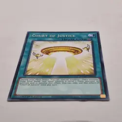 Yu-Gi-Oh! Maze of Memories Court Of Justice MAZE-EN058 Spell Card 1st Edition -6 - Image 3