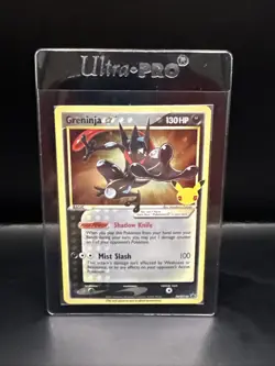 Pokemon TCG Celebrations Sealed Greninja Gold Star Promo Card SWSH144 - Image 3